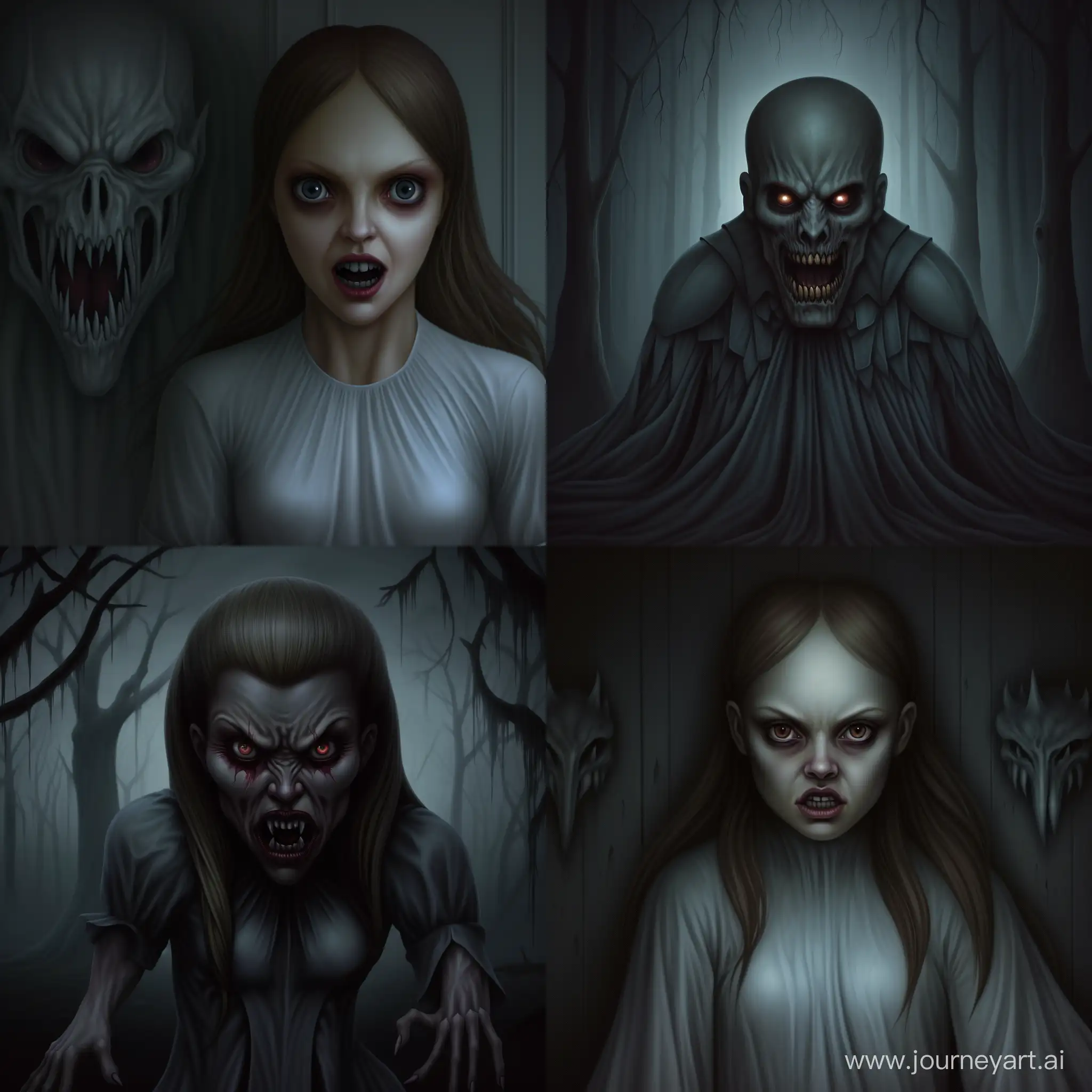 Terrified-Girl-Confronts-ThreadEyed-Monster-in-Hyperrealistic-8K-Image