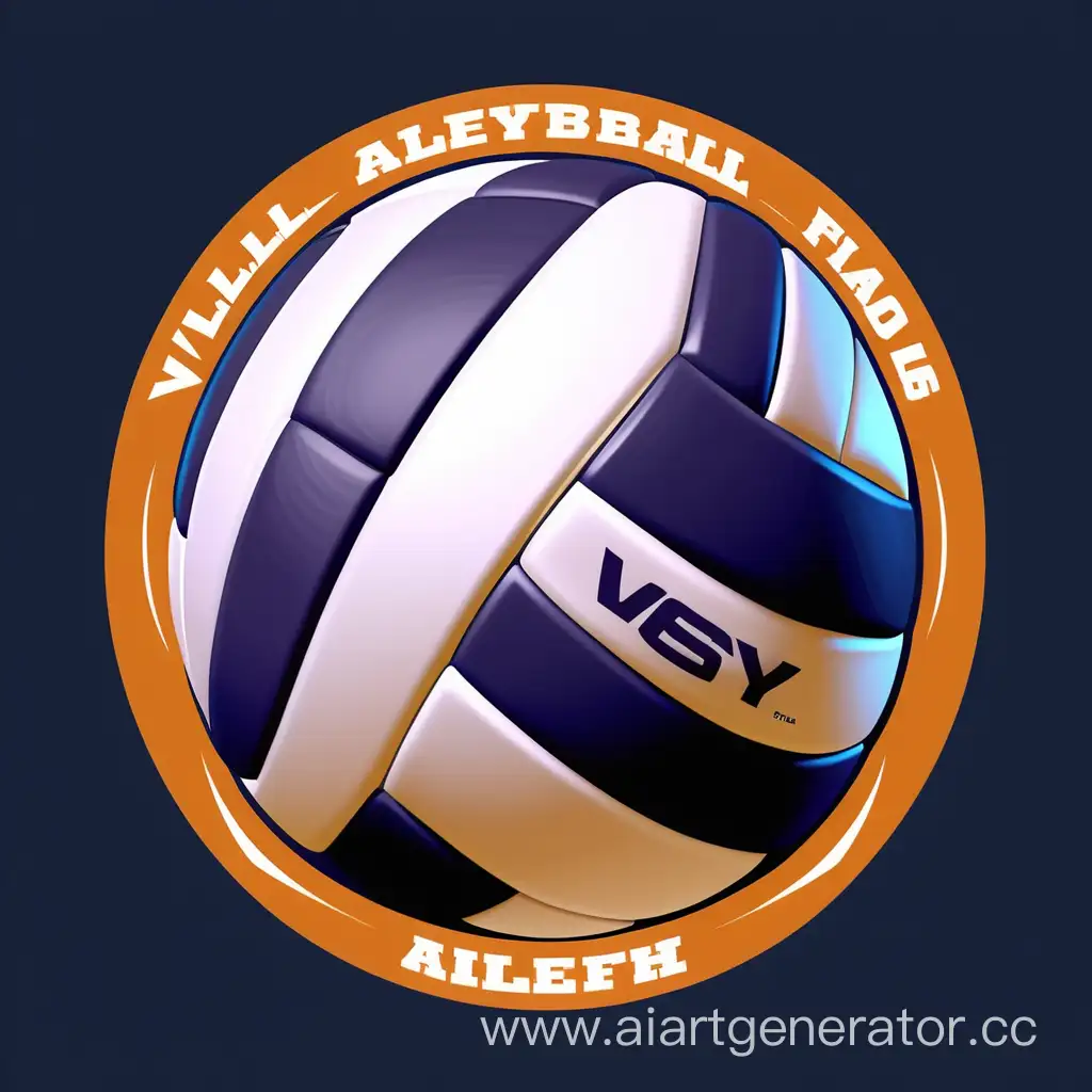 Dynamic-Volleyball-Logo-Design-for-Energetic-Sports-Enthusiasts