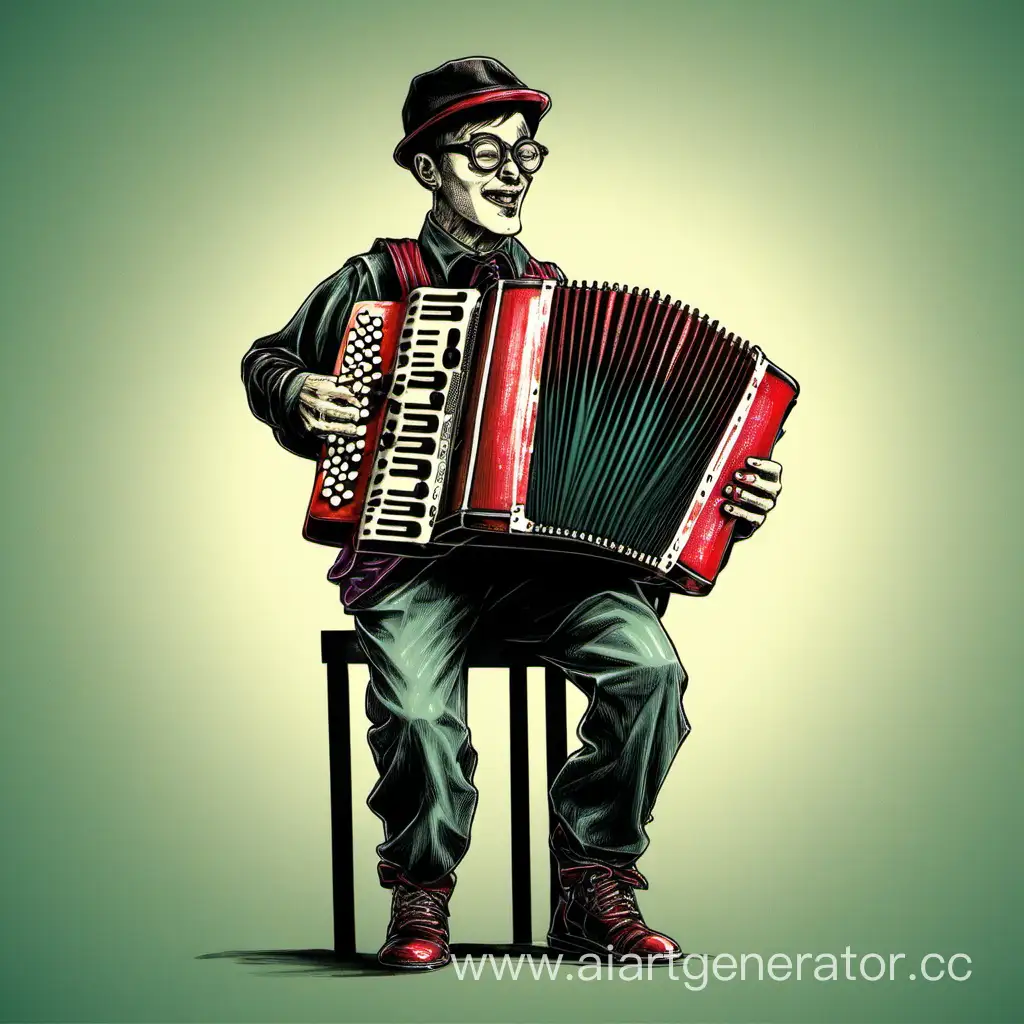 Accordion-Player-with-Glasses-in-a-Musical-Performance