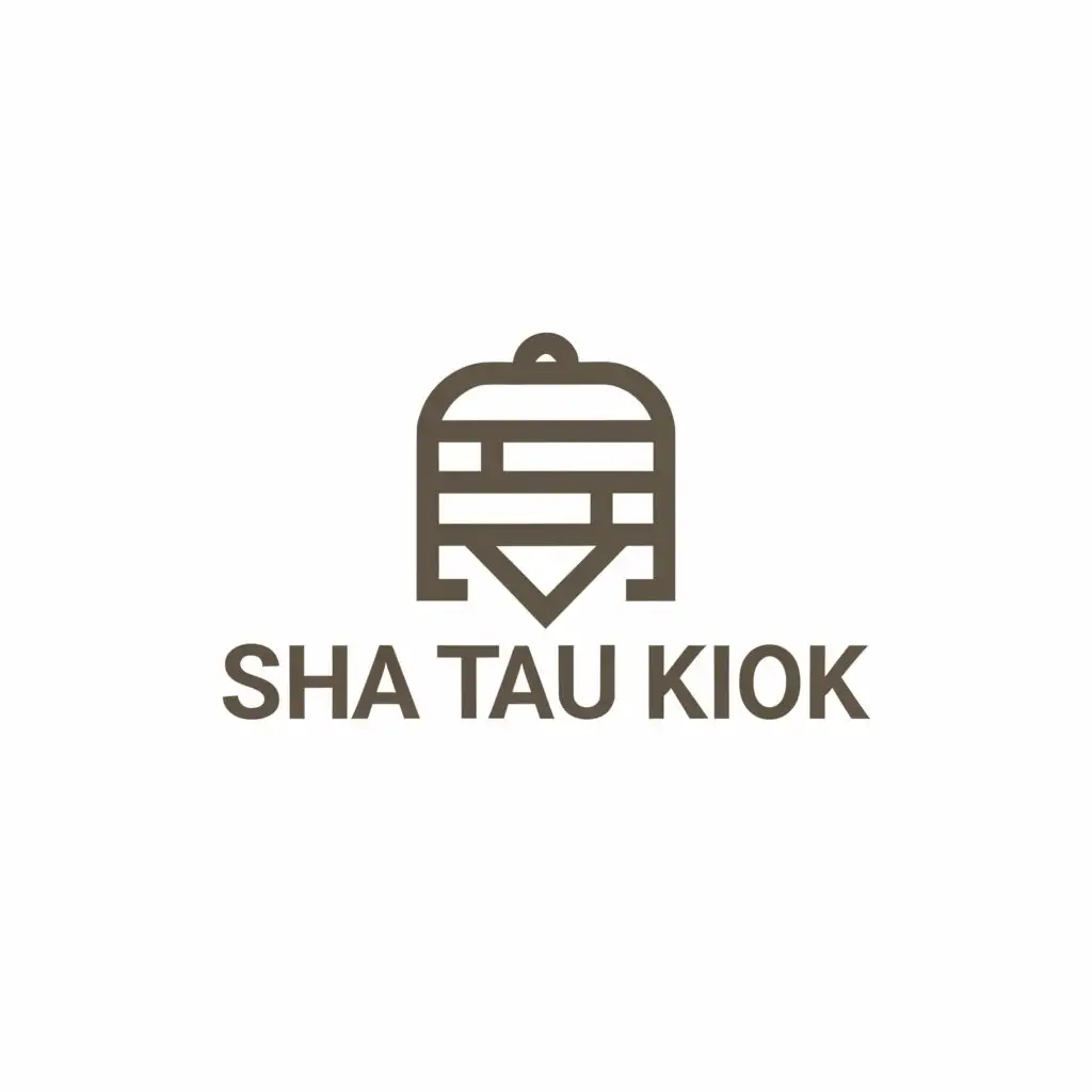 a logo design,with the text "Sha Tau Kok", main symbol:Treasures, Heritage,Minimalistic,be used in Travel industry,clear background