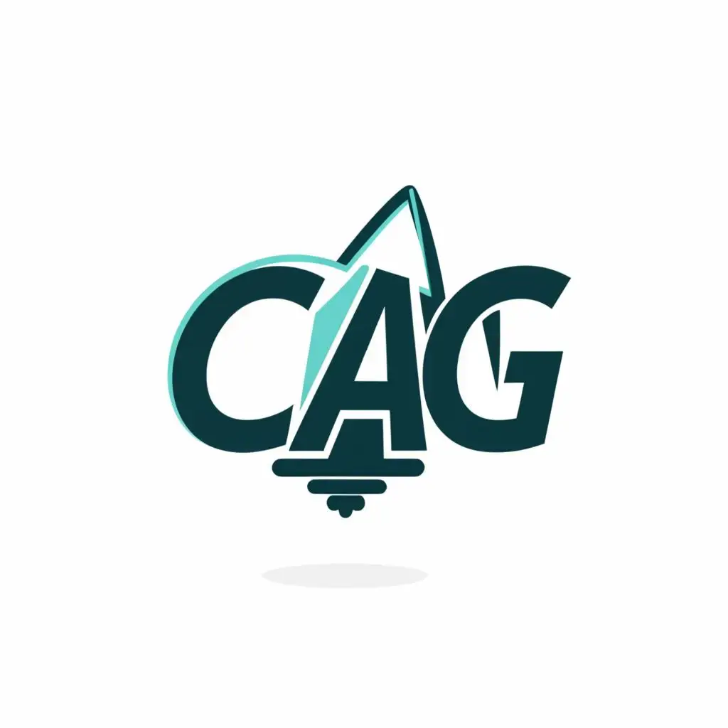 logo, all in one, with the text "CAG", typography, be used in Retail industry