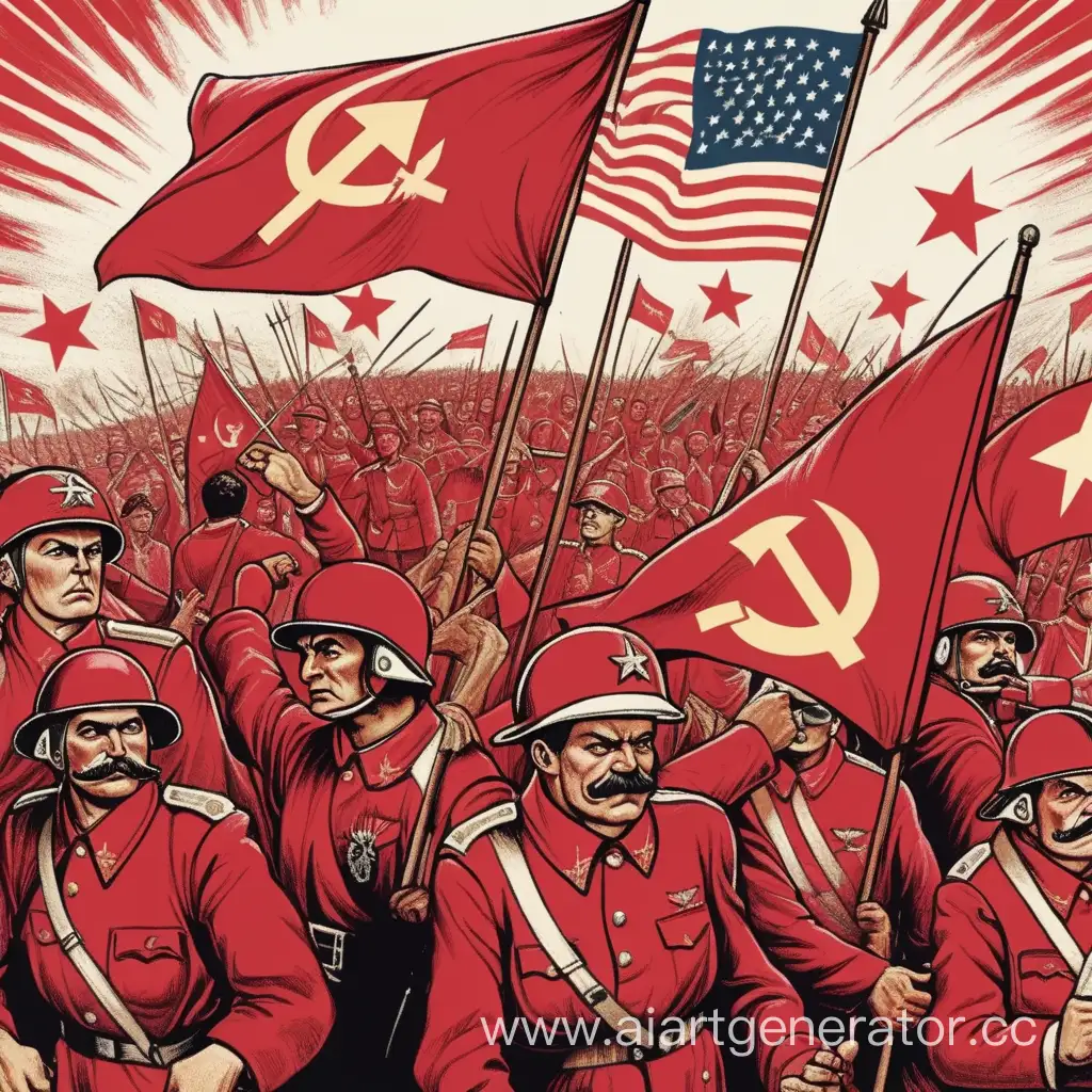 The Communists are attacking the United States