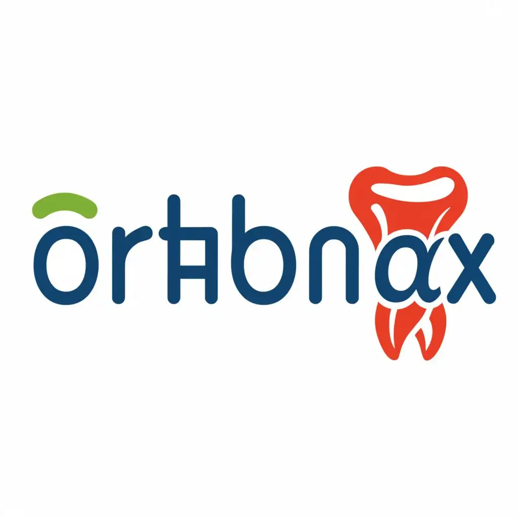 LOGO Design For Orthomax Elegant Typography for Dental Lab Services