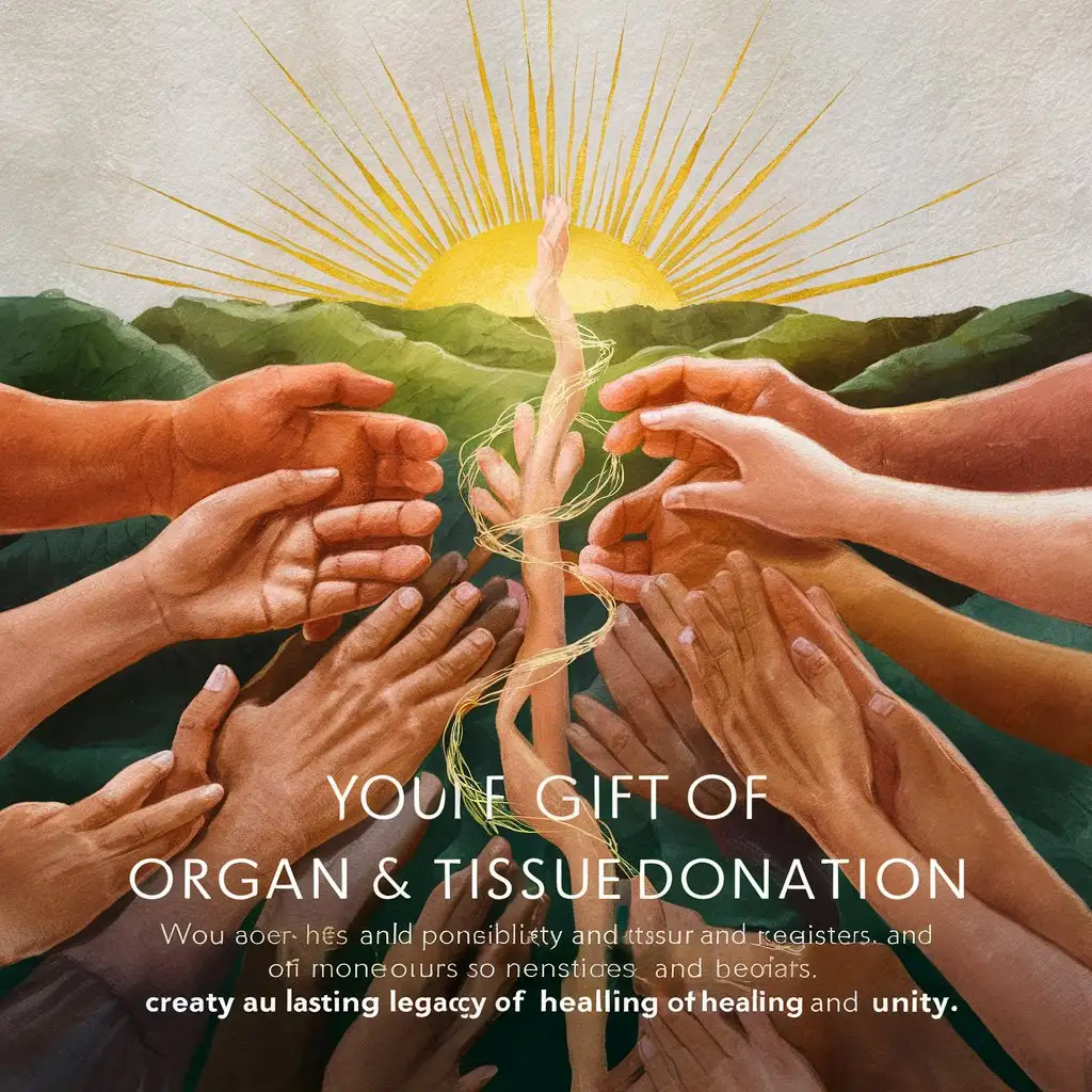 Organ and tissue donation is a profound gift, one that transcends lifetimes. It's the ultimate act of kindness, leaving behind a legacy of healing and possibility. Join us in giving the GIFT of Life. Register today, and together, let's stitch a brighter future for all.