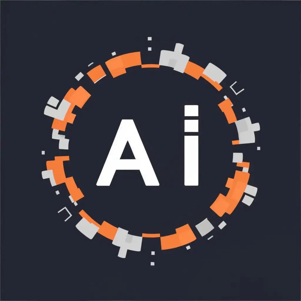 logo, circle, with the text "ai", typography, be used in Technology industry