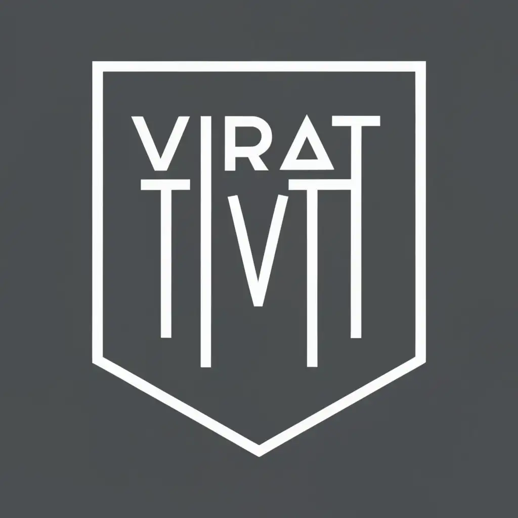logo, STEEL BAR, with the text "VIRAT TMT", typography, be used in Construction industry