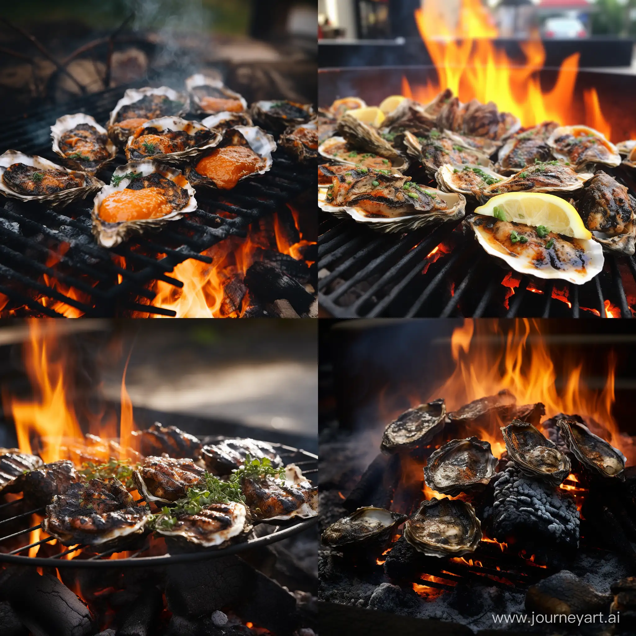 Savoring-CharcoalGrilled-Oysters-Delicacy