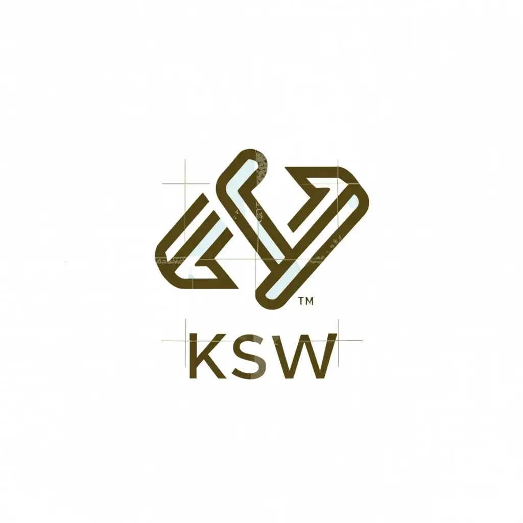 a logo design,with the text "KSW", main symbol:main symbol,Moderate,clear background