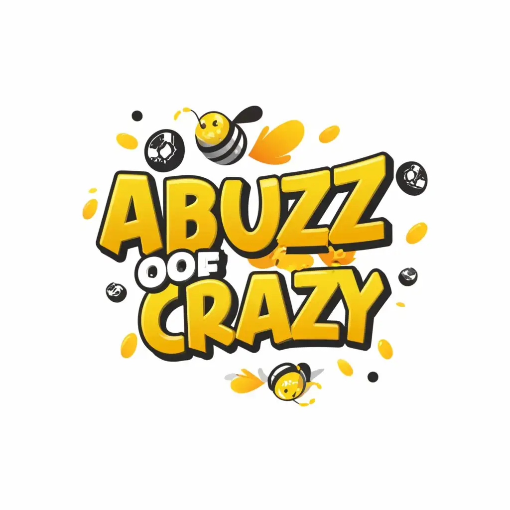 a logo design,with the text "ABUZZ OF CRAZY", main symbol:casino money,Moderate,clear background