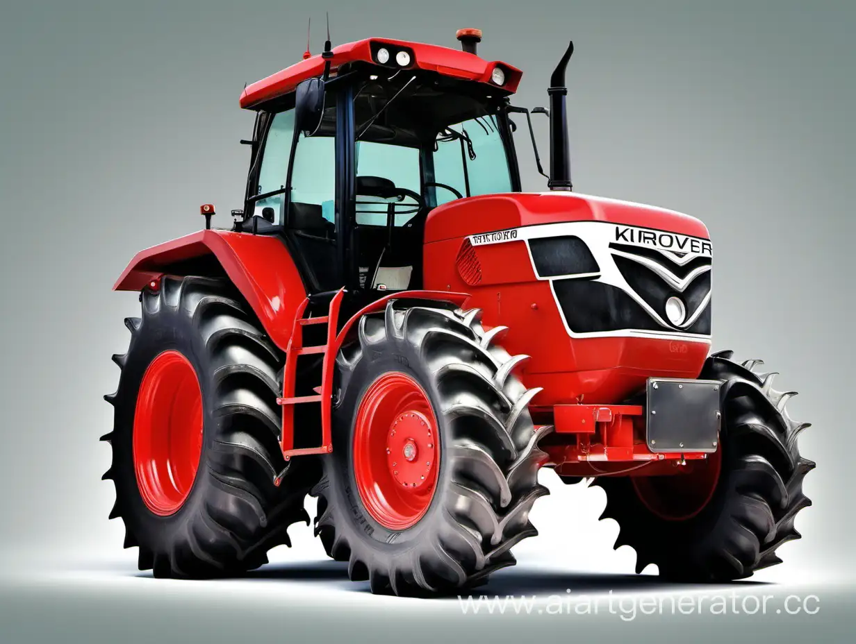 Modern-Red-Tractor-Kirovets-K7M-in-Action-Agricultural-Machinery-Showcase