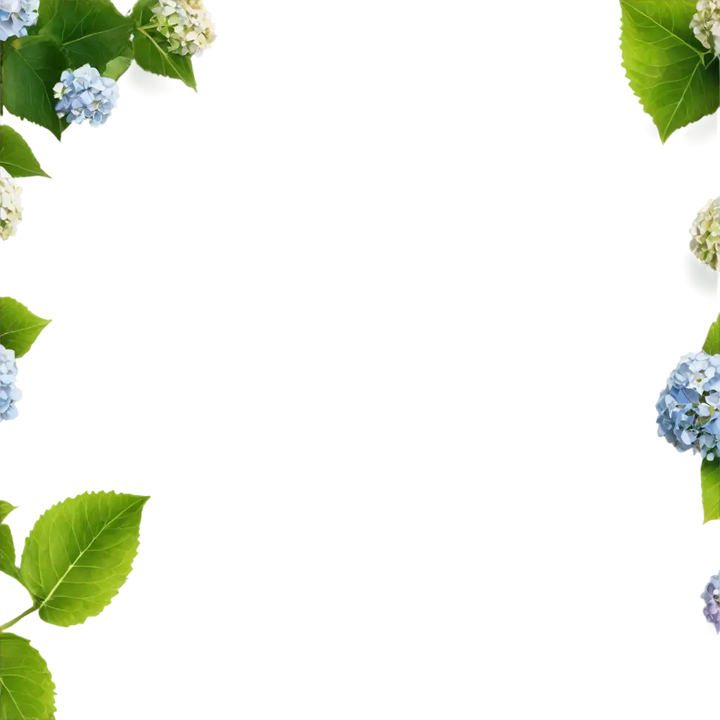 realistic hydrangea flowers, professional photography