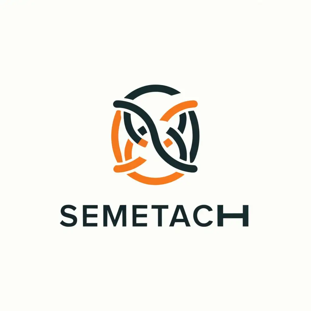 a logo design,with the text "Semetach", main symbol:Technology,complex,be used in Technology industry,clear background