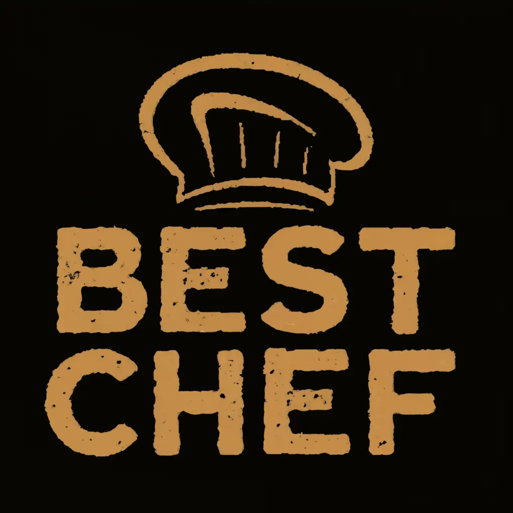 a logo design,with the text "best chef", main symbol:chef hat,Moderate,clear background
