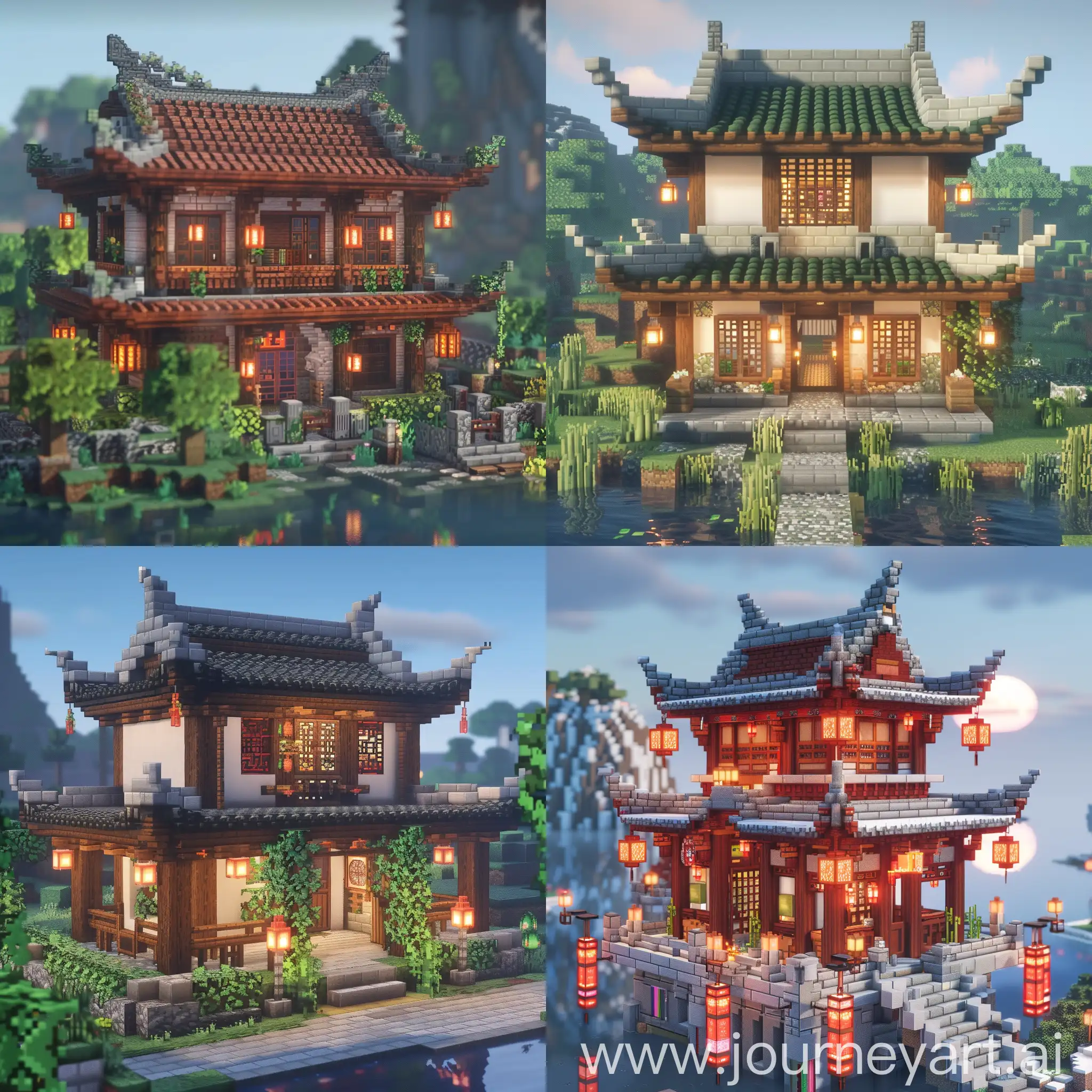 Little chinese house minecraft