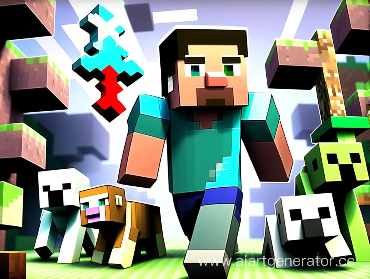 Adventurous-Minecraft-Gameplay-Exploring-a-Blocky-World-with-Friends
