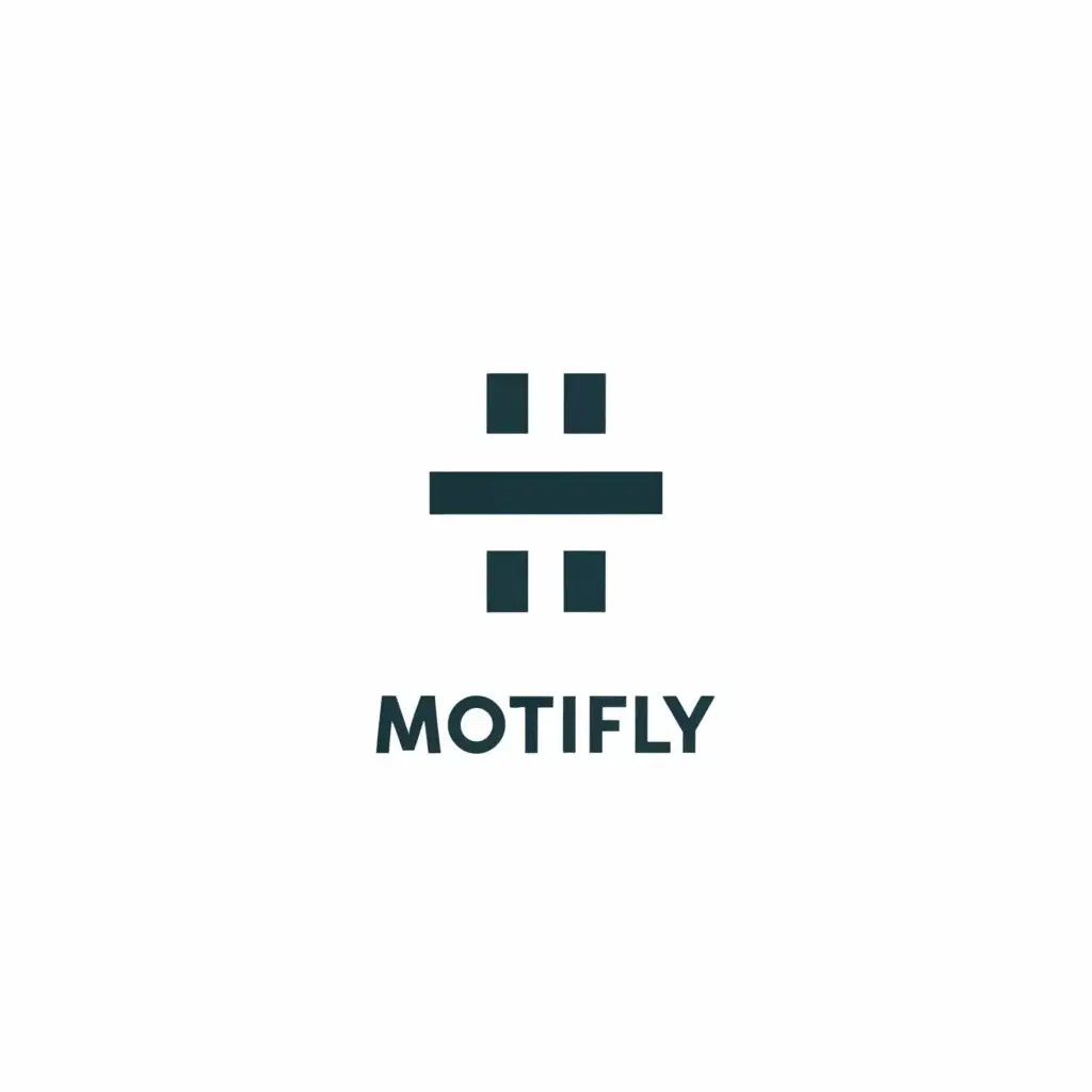 a logo design,with the text "Motifly", main symbol:Plus sign,Minimalistic,be used in Education industry,clear background