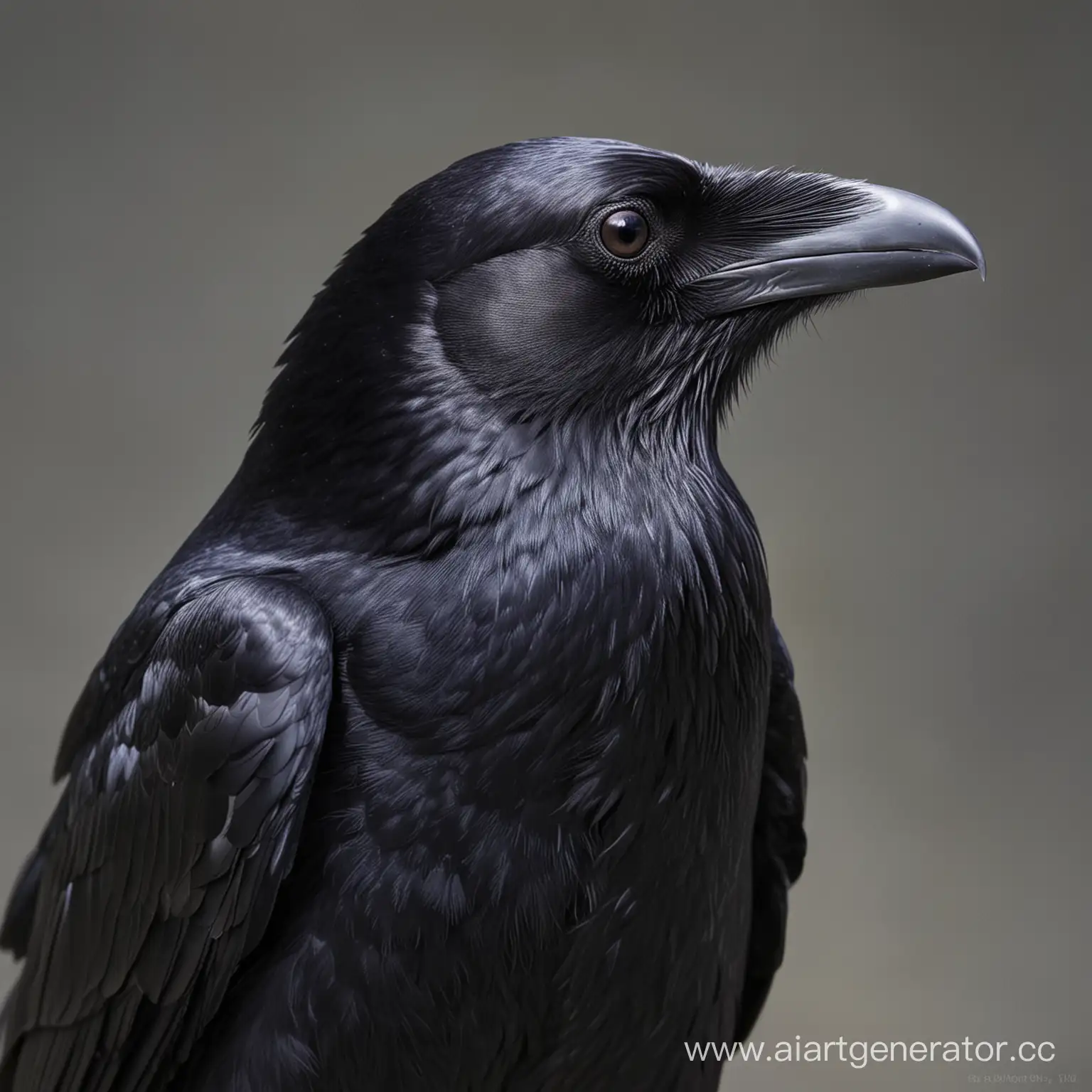 Majestic-Raven-Perched-on-a-Moonlit-Branch