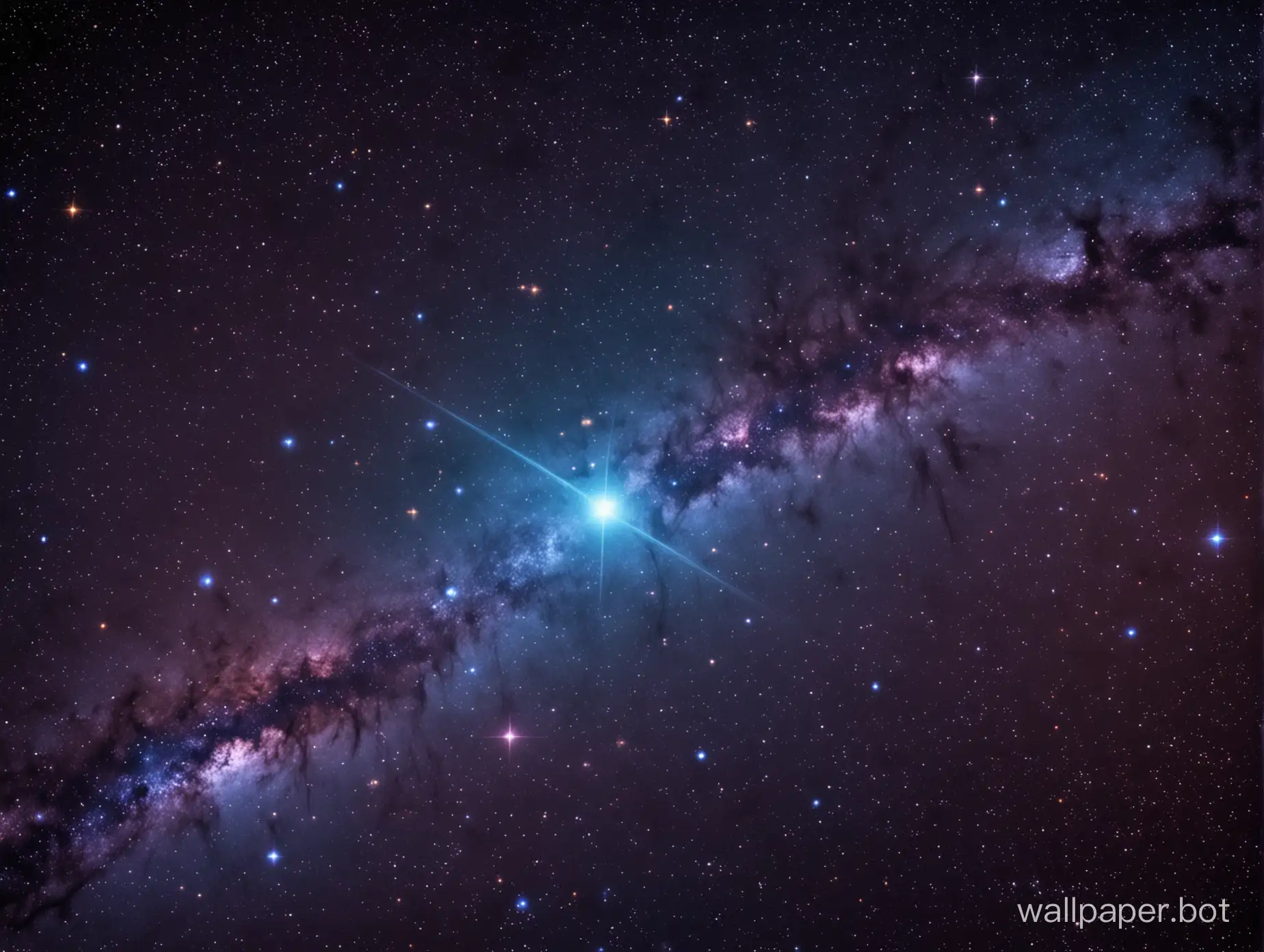 Galactic-Nebula-Illuminated-by-Distant-Stars