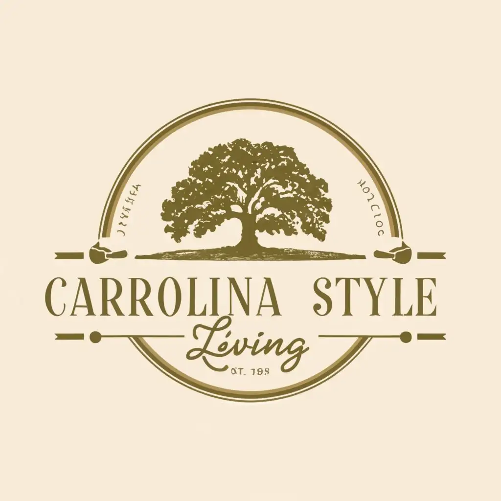 LOGO-Design-for-Carolina-Style-Living-Elegant-City-of-Oaks-Symbol-in-Retail-Industry