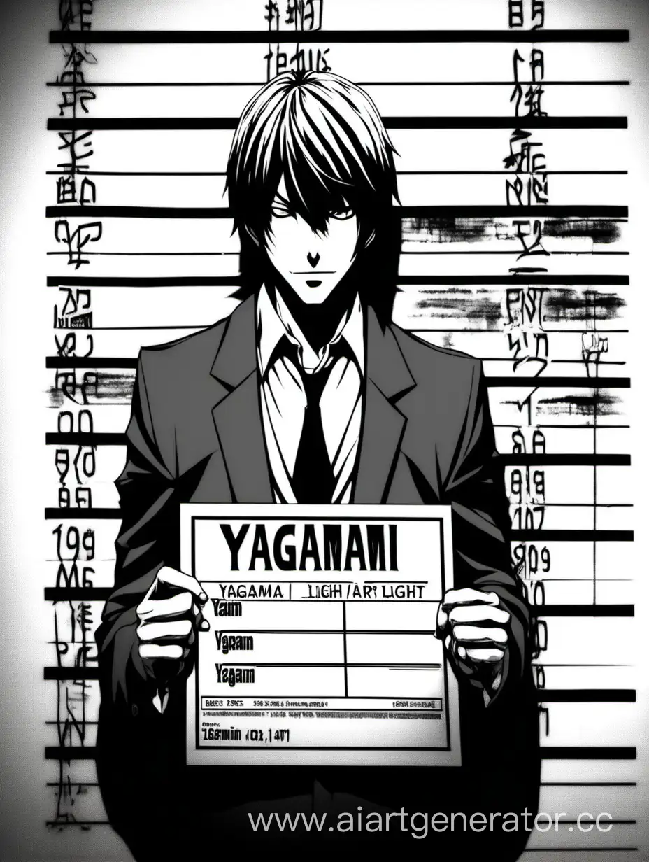 Yagami-Light-Mugshot-Art-with-Sign-Death-Note-Anime-Fan-Collectible