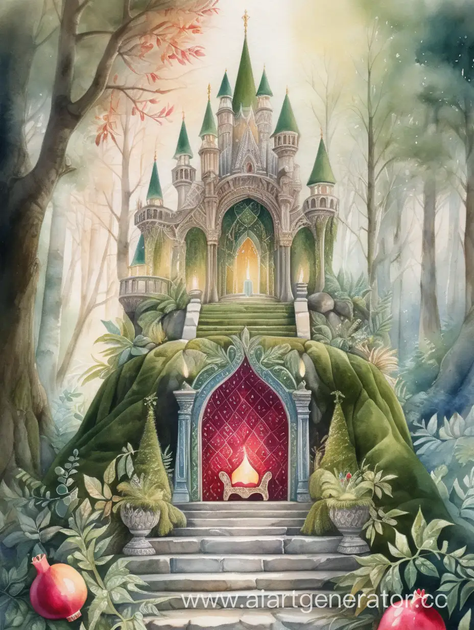 Enchanted-Forest-Palace-Scene-with-Royal-Throne-and-Velvet-Cloaked-Figure