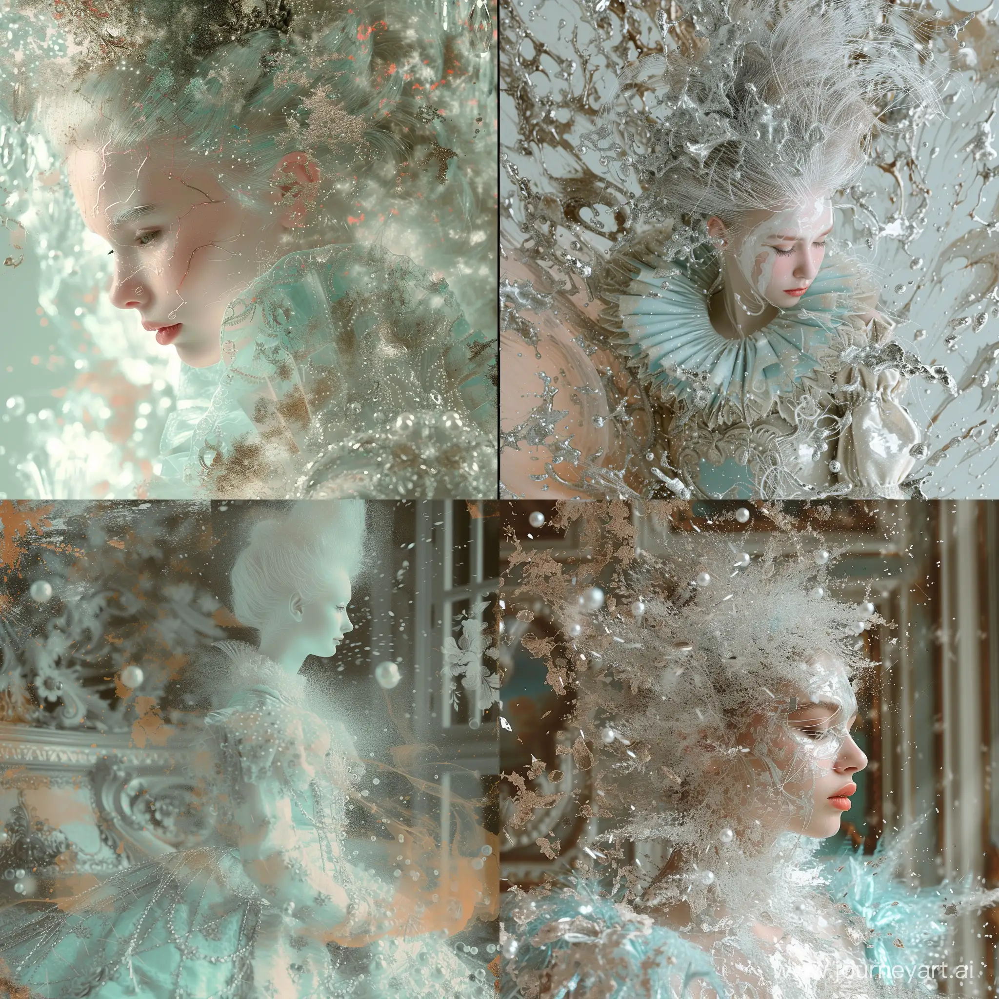 Ethereal-VersaillesInspired-Girl-Pale-Mint-Elegance-with-Northern-Lights-Glow