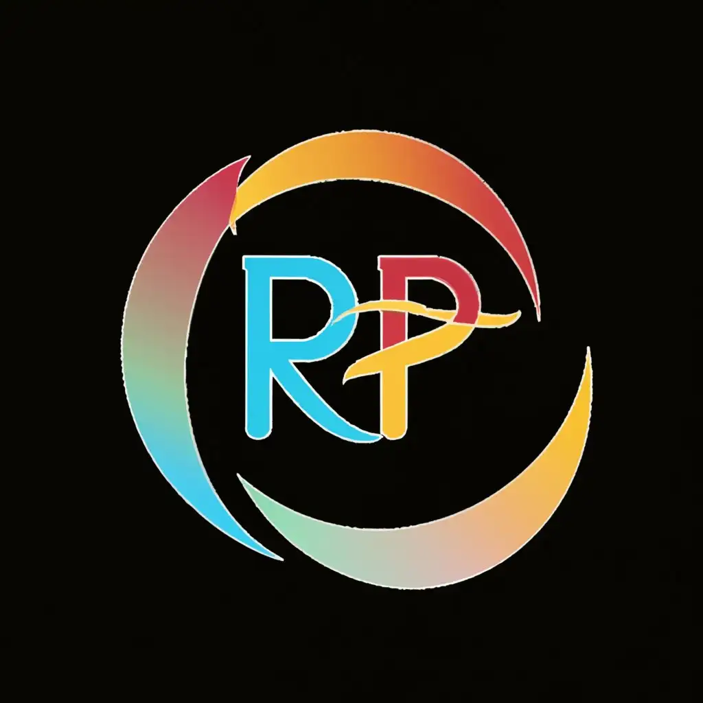 a logo design,with the text "RAMAVA PRAS", main symbol:RP,Moderate,be used in Internet industry,clear background