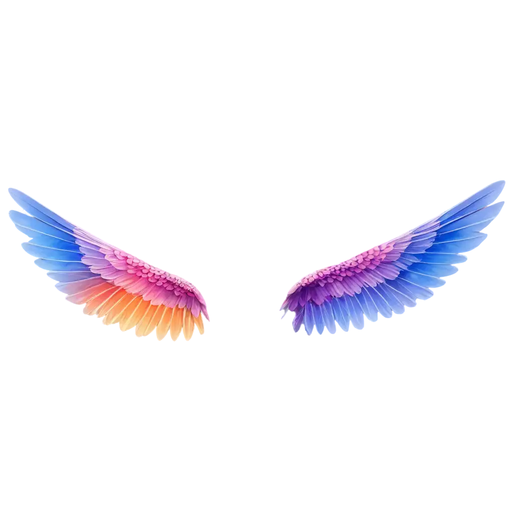 Multicolored-Wings-PNG-Image-Vibrant-Visuals-for-Enhanced-Online-Presence