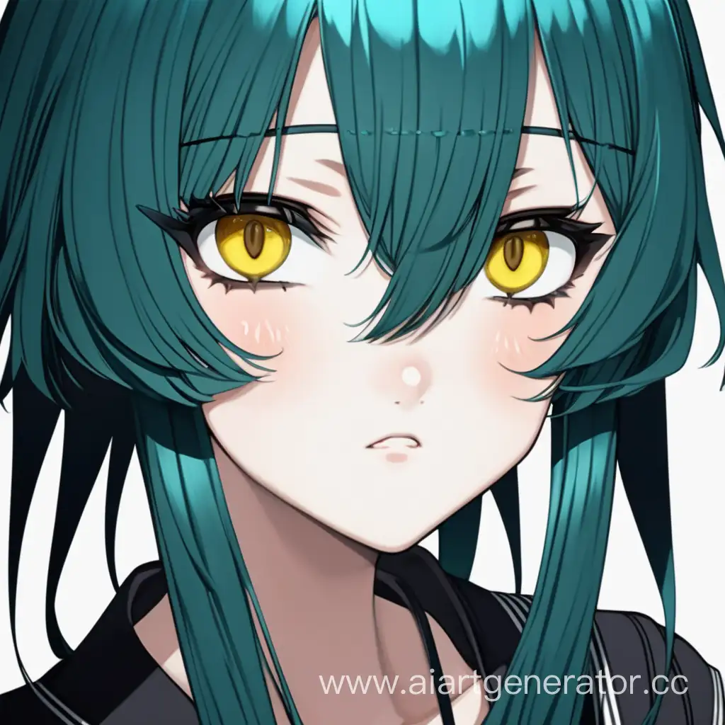 Enchanting-Anime-Girl-with-Dark-Turquoise-Hair-and-Yellow-Eyes