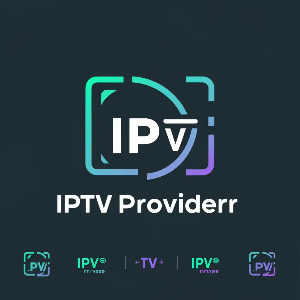 a logo design,with the text "IptvProviderr", main symbol:IptvProviderr,Moderate,clear background