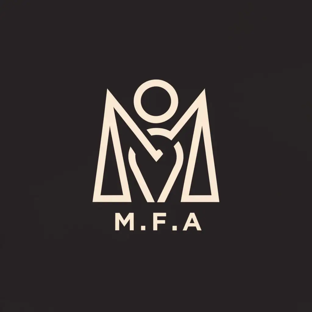 a logo design,with the text "M.F.A", main symbol:Change you're life,Minimalistic,be used in Retail industry,clear background