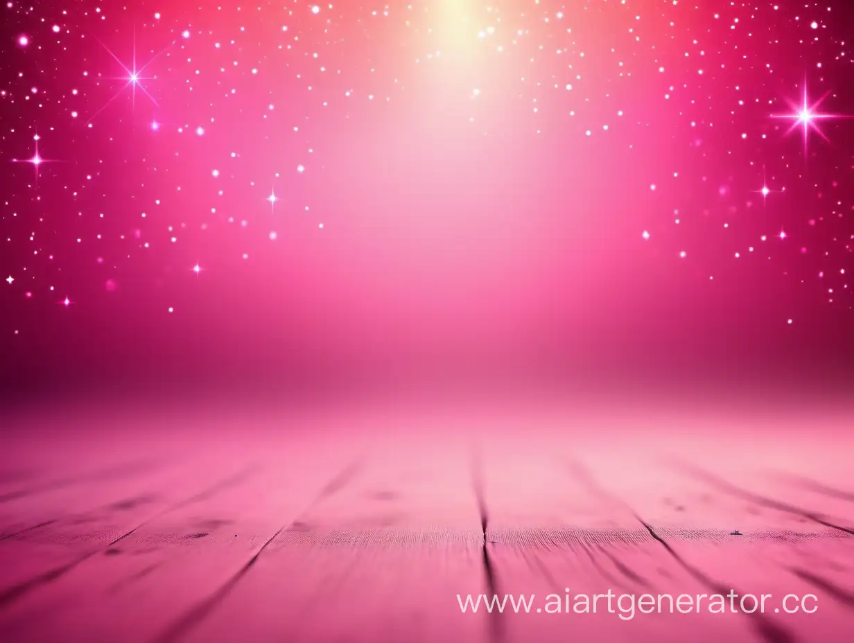 Enchanting-Pink-Starry-Night-with-Magical-Blurred-Background