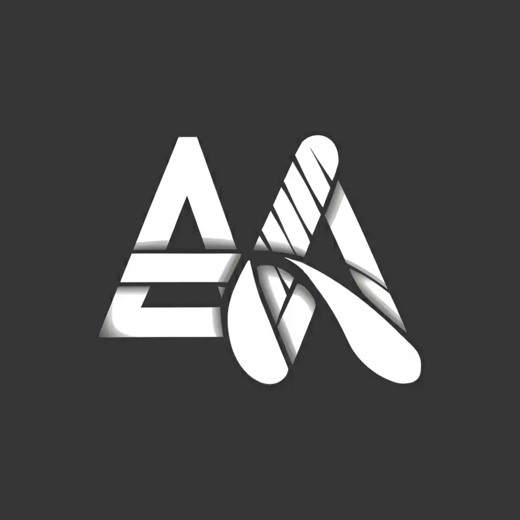 a logo design,with the text "AV", main symbol:Make a letter logo. Use only A and V letters,Minimalistic,clear background