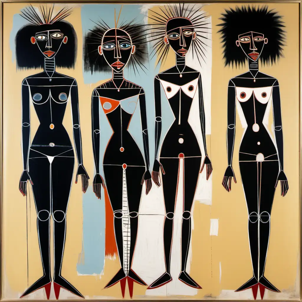 PicassoInspired Art AvantGarde Interpretation by JeanMichel Basquiat