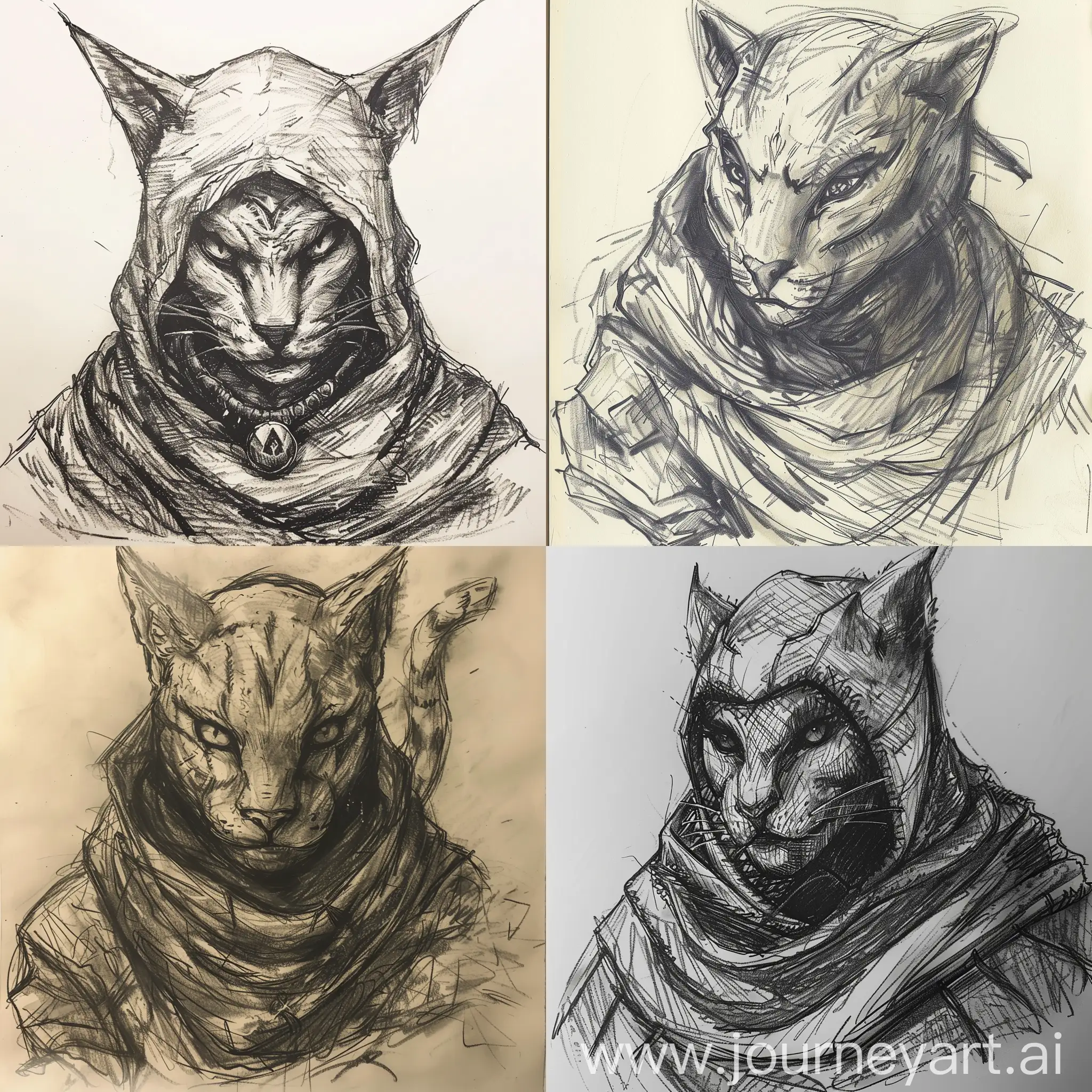 Skyrim-Khajiit-Sketch-Mysterious-Catlike-Creature-in-the-World-of-Skyrim