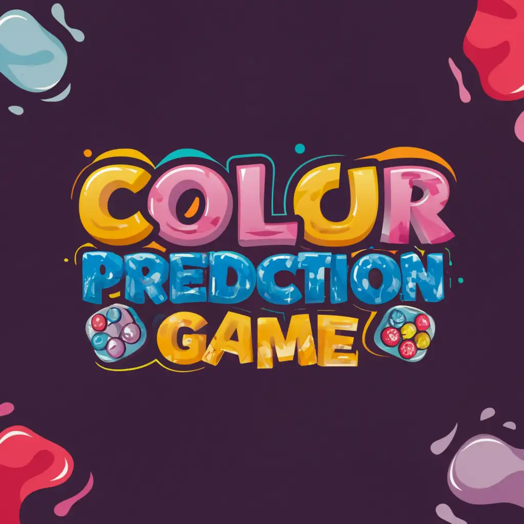 a logo design,with the text "Colour Prediction Game", main symbol:Colour Prediction Game,Moderate,clear background