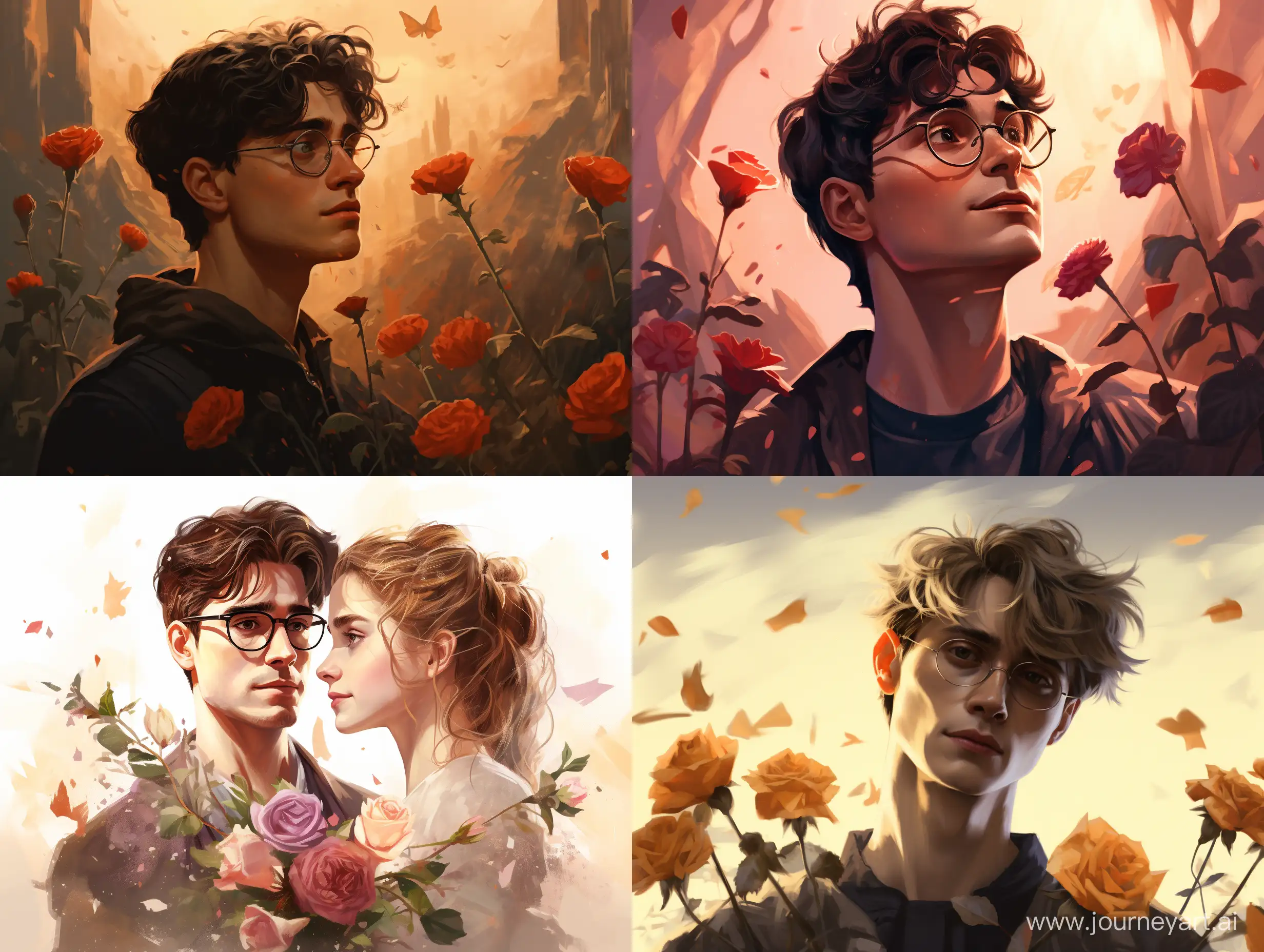 Harry-Potter-and-the-Enchanting-Flower-of-Mary-Magical-Artwork-in-43-Aspect-Ratio