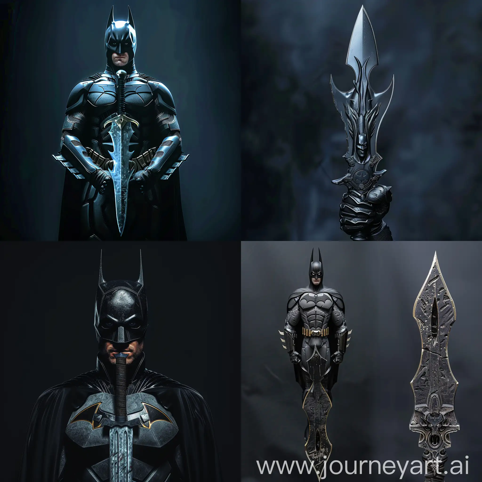 Batmanthemed-Dagger-Sculpture