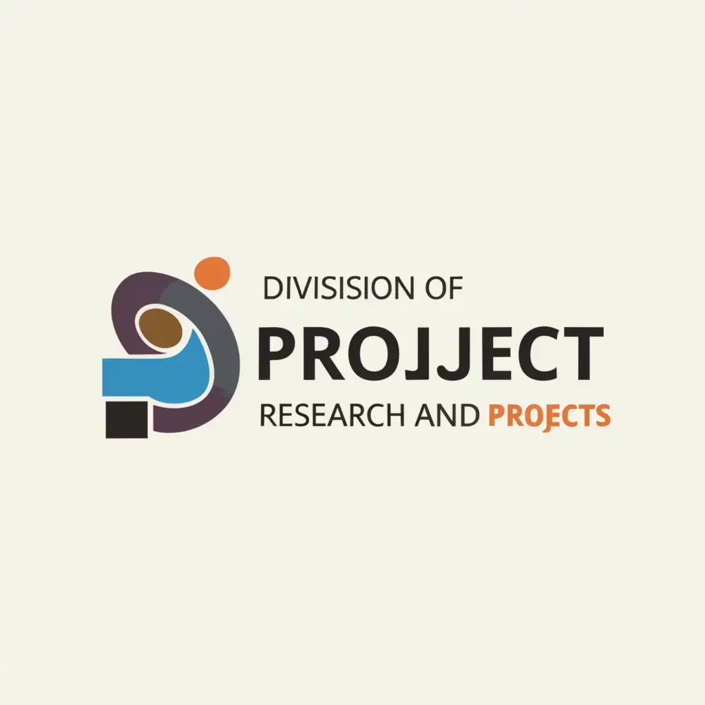 a logo design,with the text "DIVISION OF STUDENT RESEARCH AND PROJECT", main symbol:PROJECT,Moderate,be used in Education industry,clear background