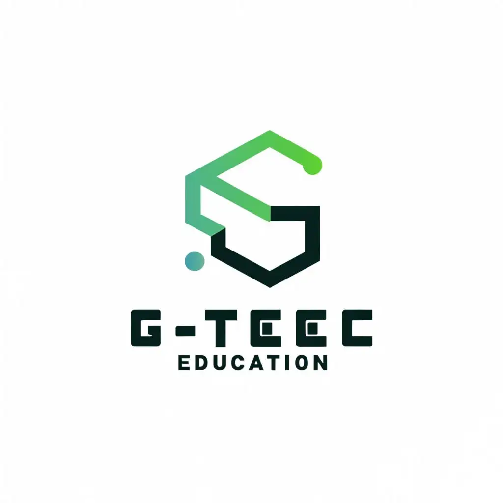 a logo design,with the text "G-TEC EDUCATION", main symbol:G,Moderate,be used in Technology industry,clear background