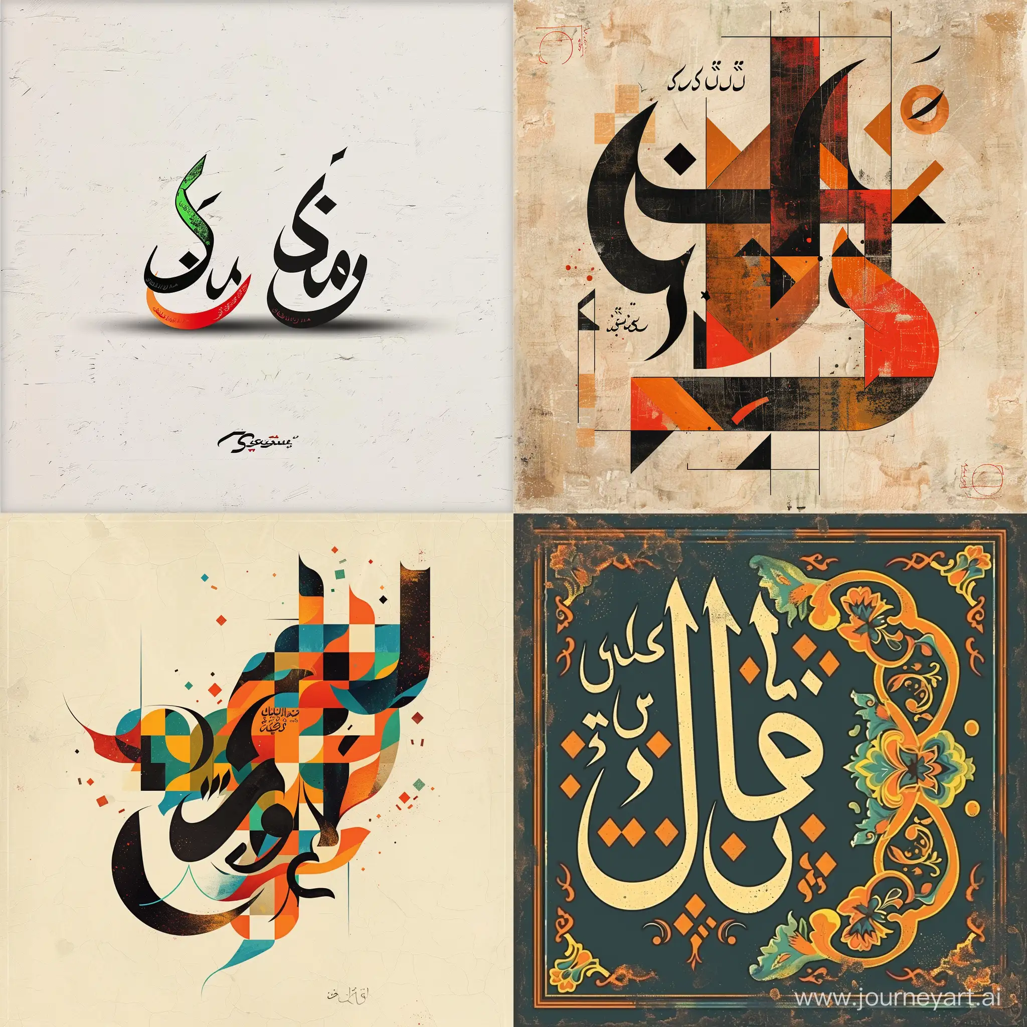 Persian-Typographic-Design-Elegant-Message-of-Thamin