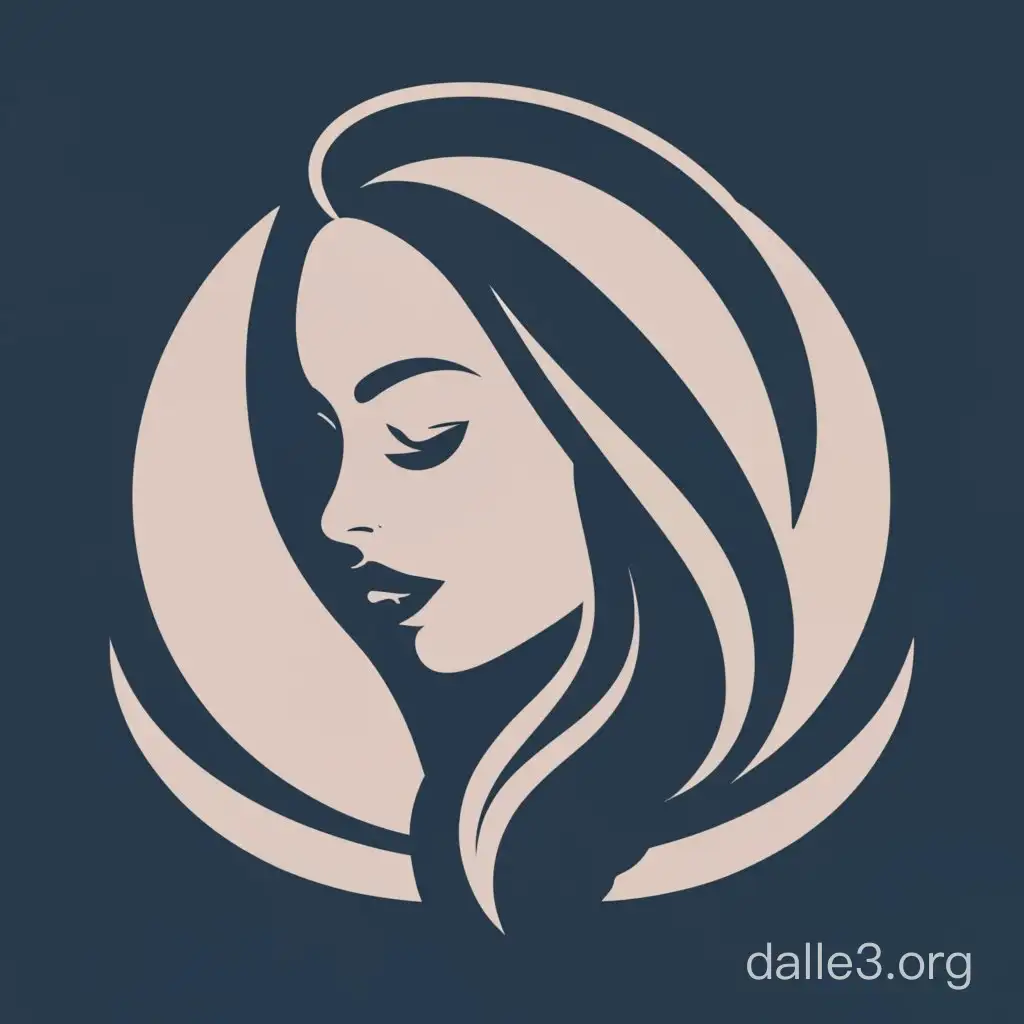 Chic Hair Accessories Logo for Hair Culture | Dalle3 AI