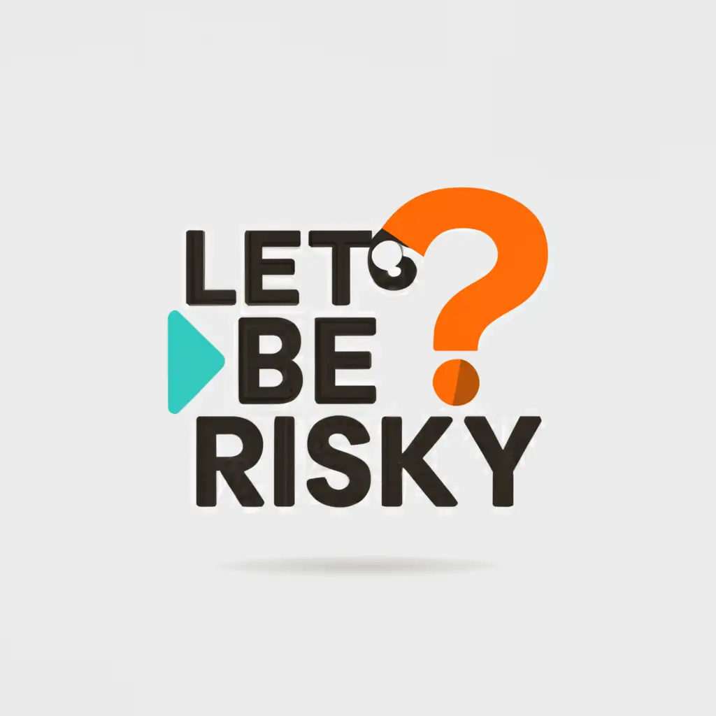 LOGO-Design-For-Lets-Be-Risky-Dynamic-Question-Mark-Exclamation-Mark-Symbol-for-Internet-Industry