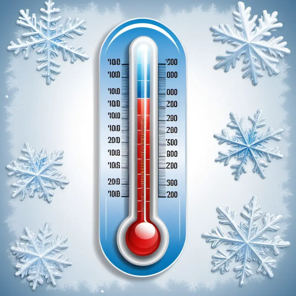 Frozen Thermometer in SubZero Atmosphere
