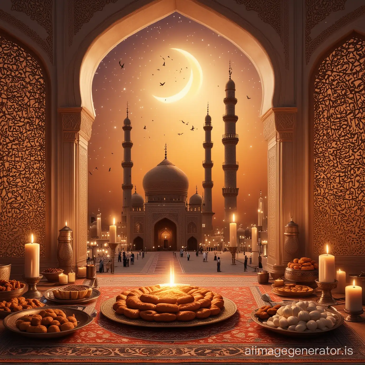 Exquisite-Ramzan-Celebration-Depicted-with-Ultra-Realistic-Detail