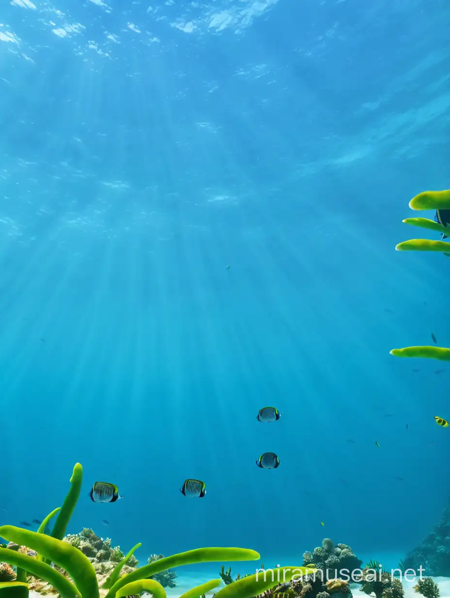 Vibrant Underwater Scene Coral Reef Exploration