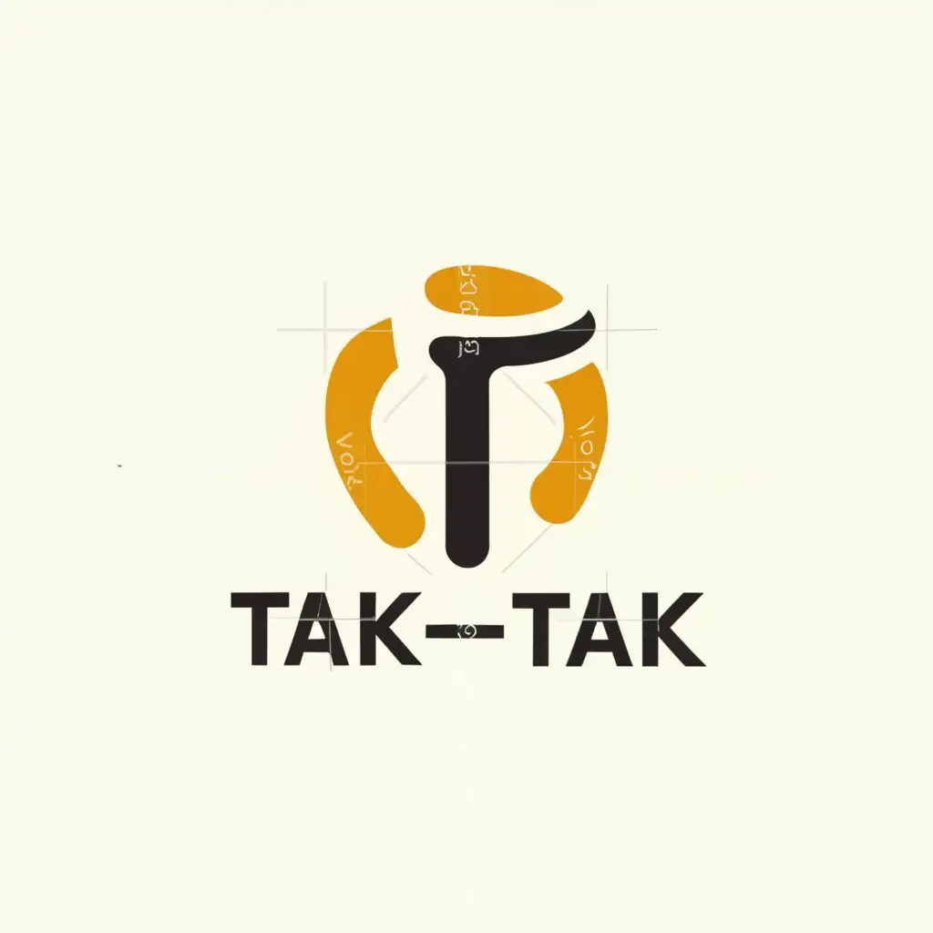 a logo design,with the text "TAK-TAK", main symbol:MONEY,Moderate,be used in Finance industry,clear background