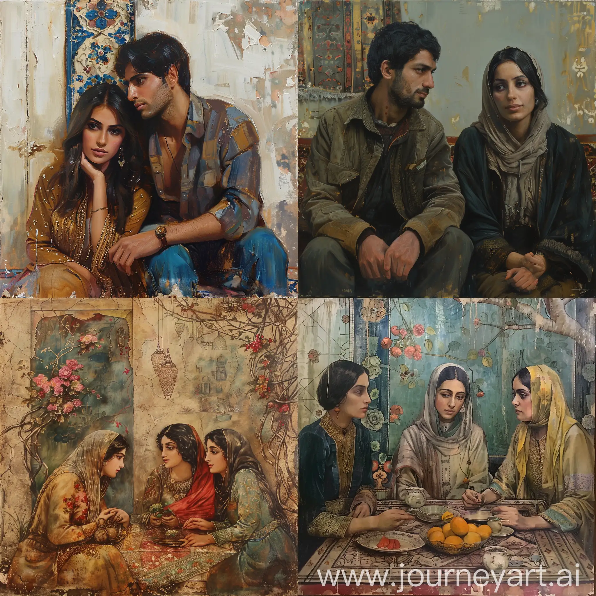 Colorful-Abstract-Portrait-of-Ali-Reza-and-Roohabadi