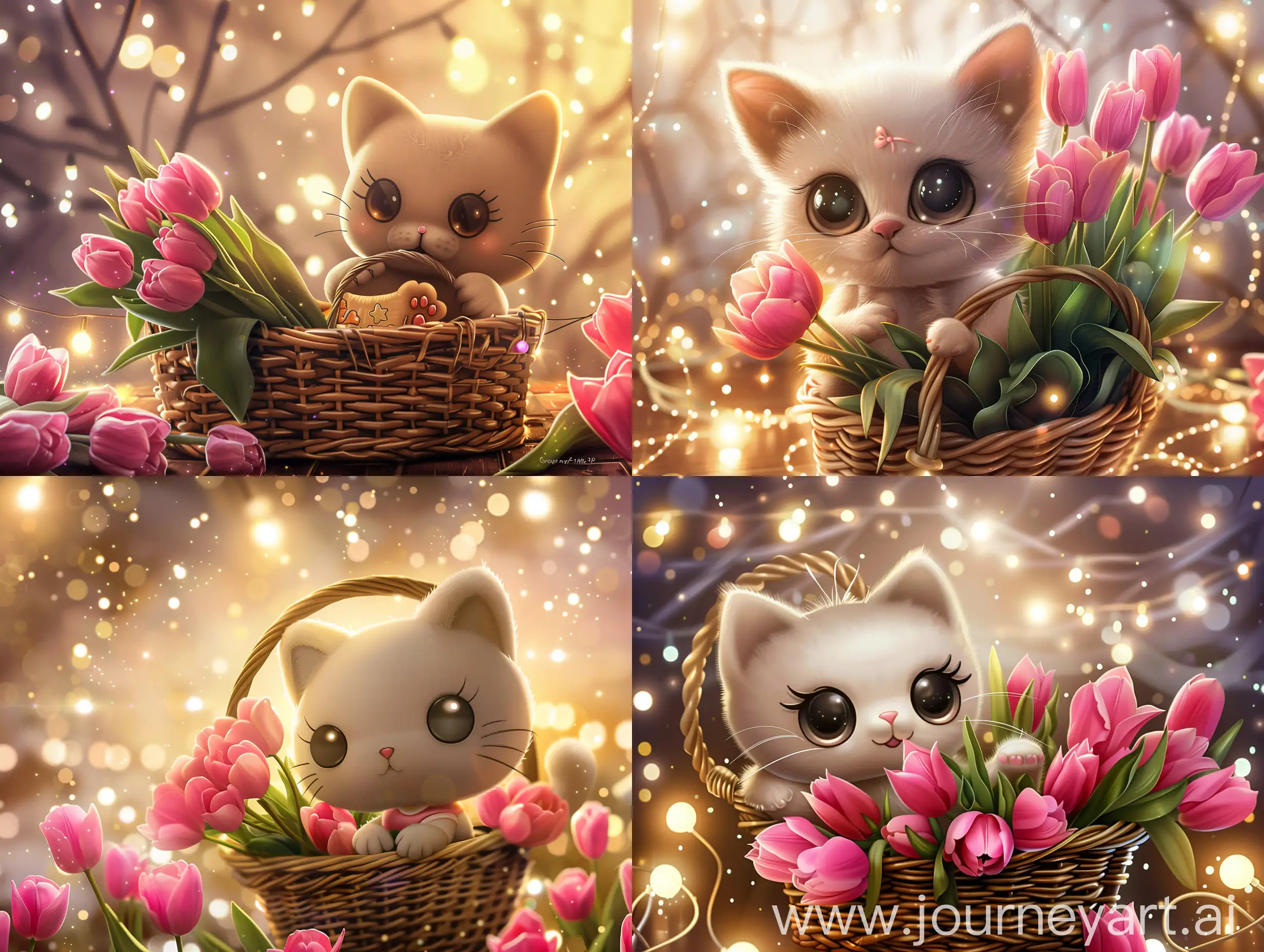 Adorable-Hello-Kitty-in-a-Fantasy-Tulip-Wonderland