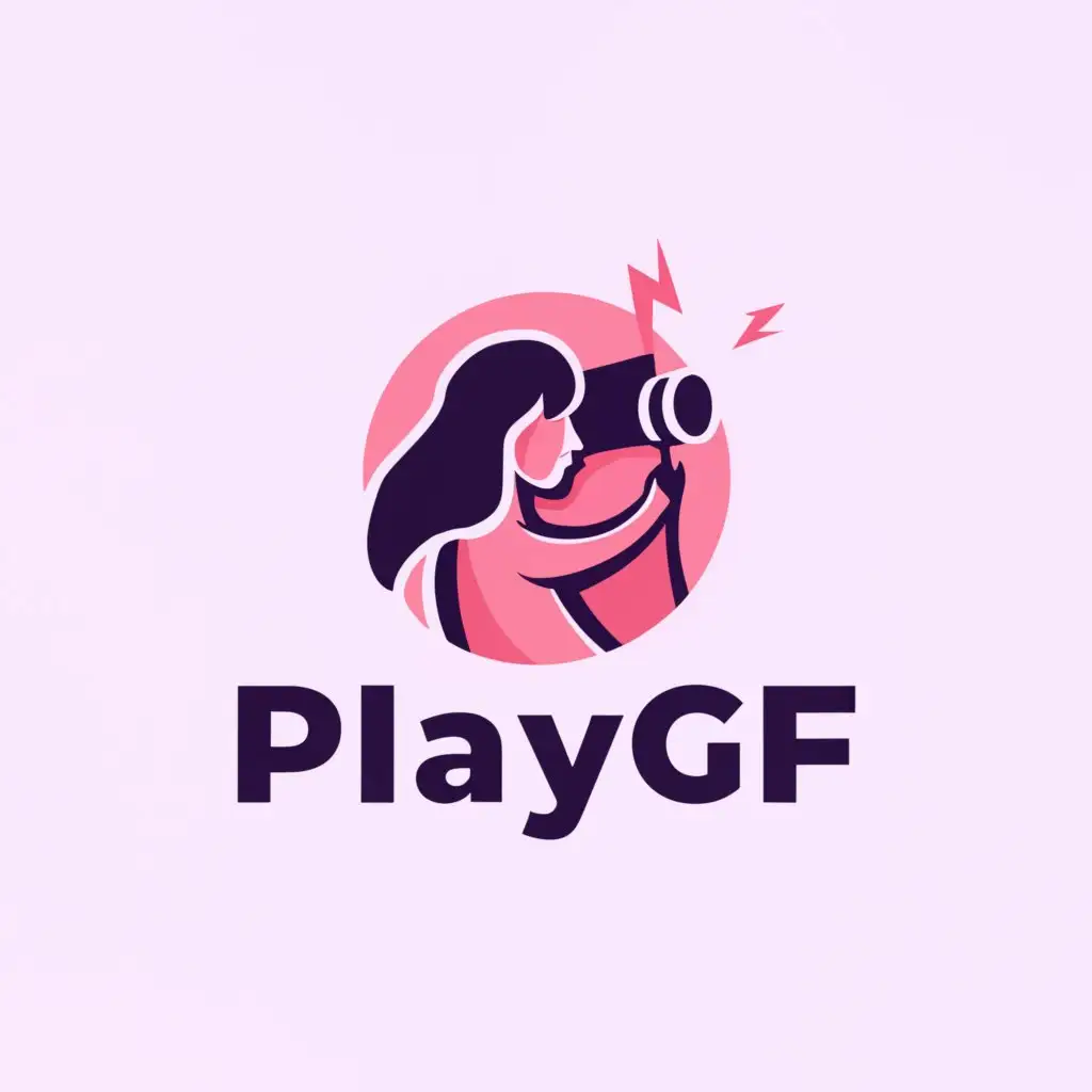 Logo-Design-for-PlayGF-Girls-Chat-Rooms-with-a-Clear-and-Moderate-Design